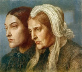 Christina G.Rossetti et sa mère